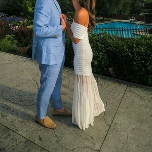 ALEXIS Marce dress white XS